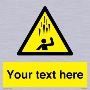 Custom Falling Ice sign